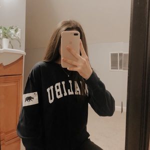 Navy blue, malibu, stretchy long sleeve shirt